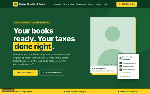 Accountants and CPAs template 3