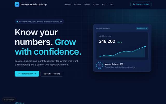 Accountants and CPAs template 5