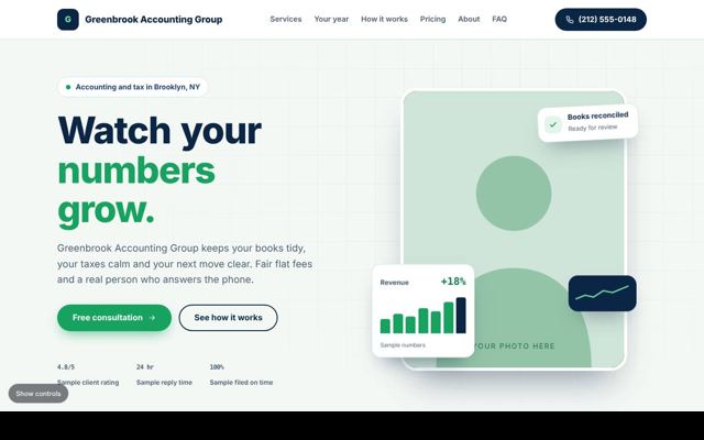 Accountants and CPAs template 6