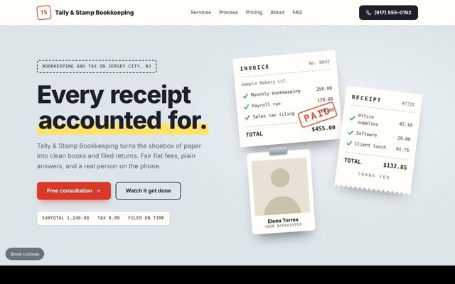Accountants and CPAs template 8