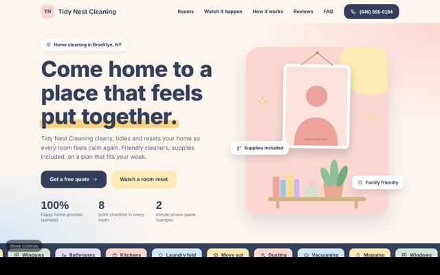 Cleaning and landscaping template 10