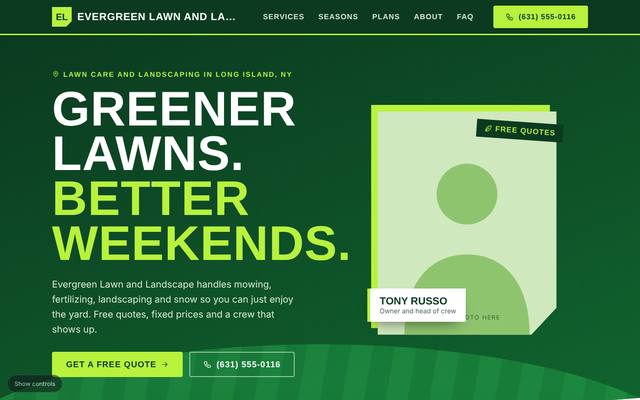 Cleaning and landscaping template 3