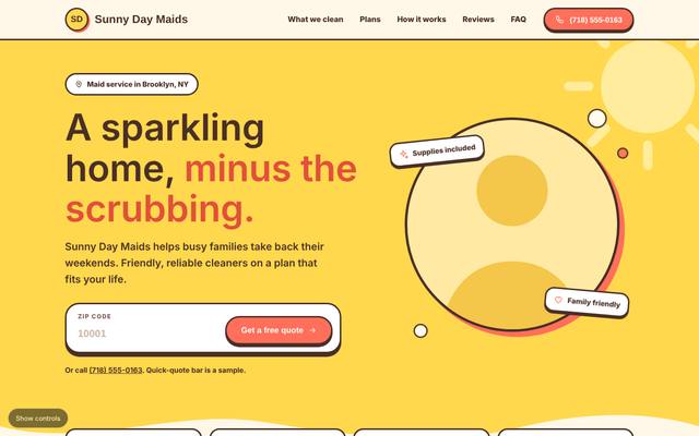 Cleaning and landscaping template 5