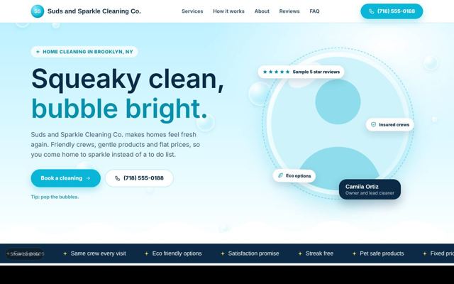 Cleaning and landscaping template 6