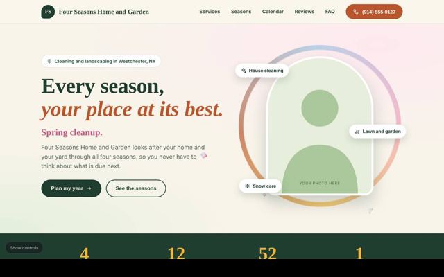 Cleaning and landscaping template 9