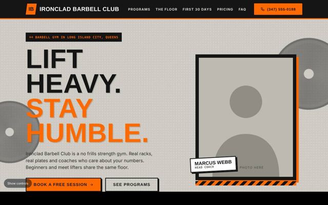 Gyms and fitness studios template 6