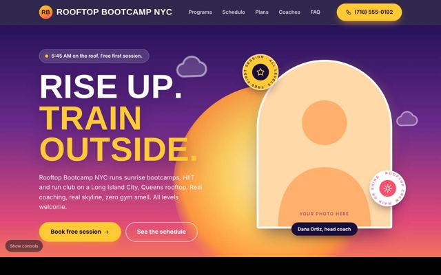 Gyms and fitness studios template 9