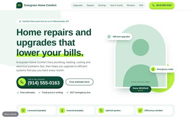 Plumbing, HVAC and electrical template 3
