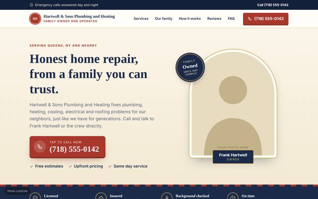 Plumbing, HVAC and electrical template 4