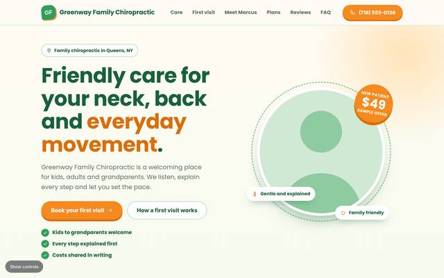 Med spas, chiropractors and PT template 3