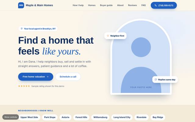Real estate agents template 2