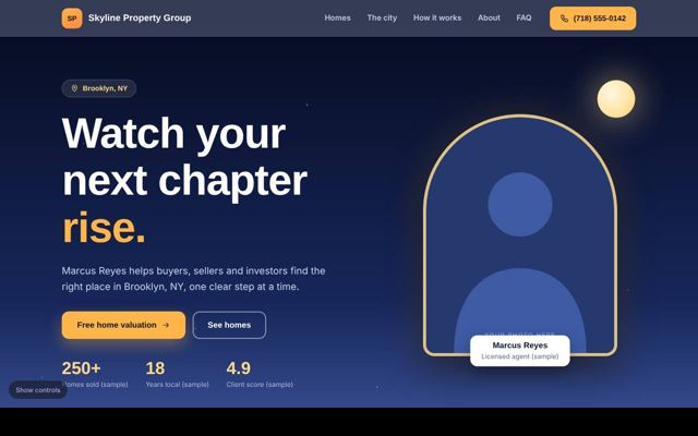 Real estate agents template 6