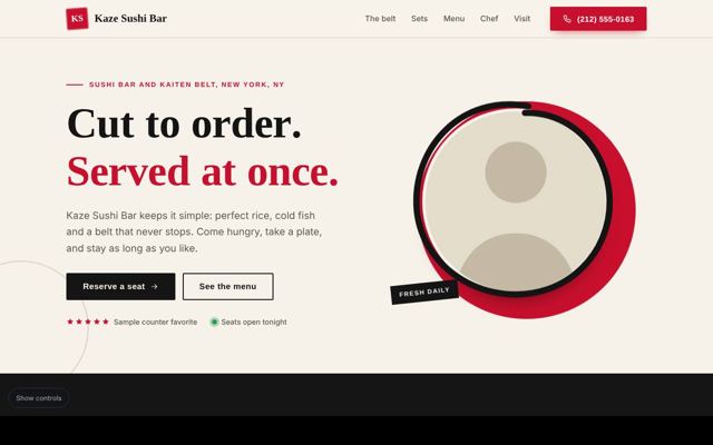 Restaurants and cafes template 6