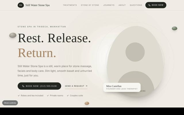 Salons, barbers and spas template 10