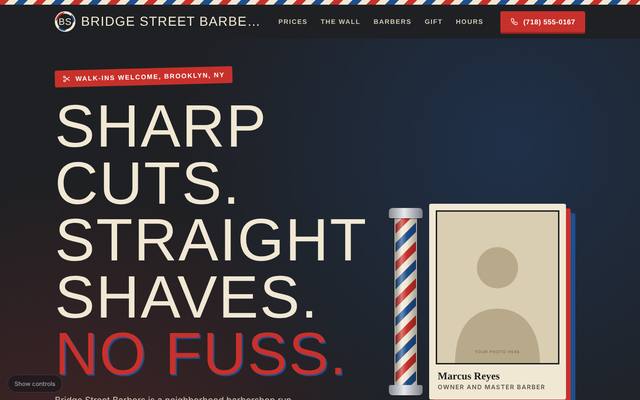 Salons, barbers and spas template 2