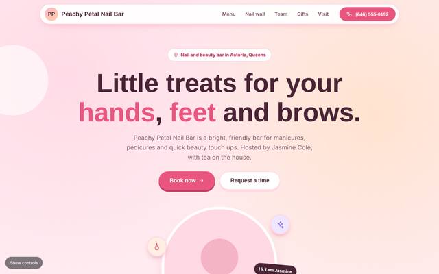 Salons, barbers and spas template 3
