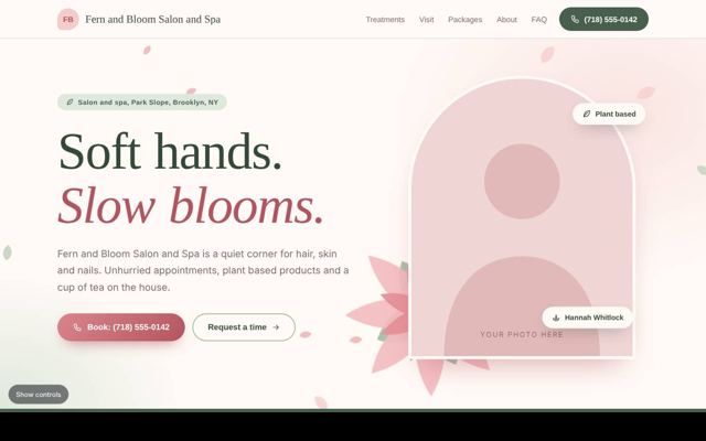 Salons, barbers and spas template 7