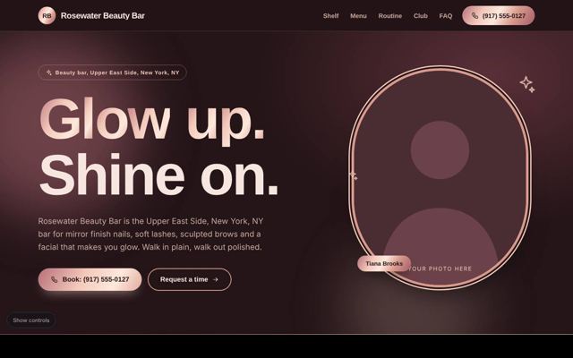 Salons, barbers and spas template 8