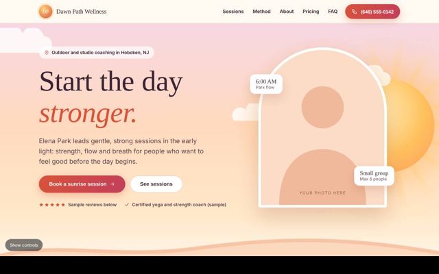 Personal trainers template 10